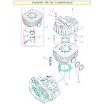 S6-T - Cylinder + top + stempel